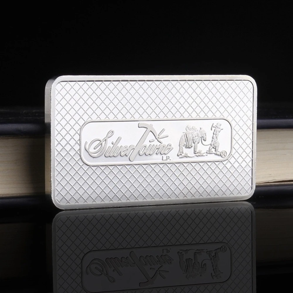 1 أوقية بار قيمة المنقب الأمريكي غرامة الفضة السبائك بار SilverTowne الفضة بار الاتحاد الأمريكي عملة معدنية تحصيل #2