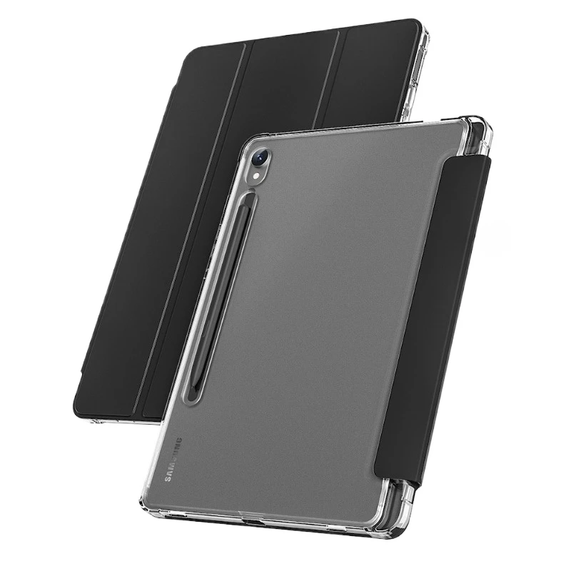 Etui z uchwytem na ołówek do Samsung Galaxy Tab A9+Plus 11 A8 10.5 A9 8.7 Pokrowiec na tablet Tab S9 11 S8+12.4 S7 FE S6 Lite 10.4 Etui