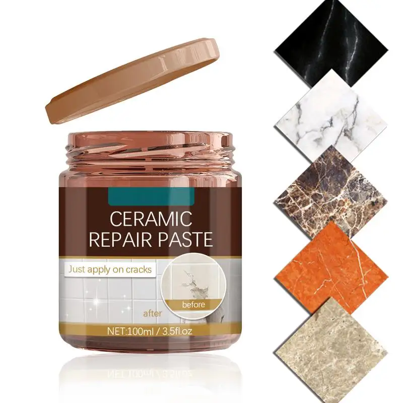 Bath Tub Crack Repair Ceramic Tile Crack Repair Tile Repairing Kit Fiberglass Repairing paste For Bath Tile Kitchen damage tile