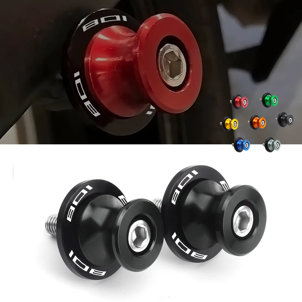 

For Husvarna Svartpilen 801 2024 2025 New 10MM Swingarm Spools Slider Screws Motorcycle Accessories