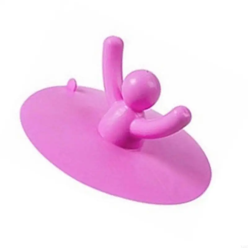 Tapón fregadero succión plana N58C, tapón baño drenaje ducha silicona, cubierta drenaje fregadero
