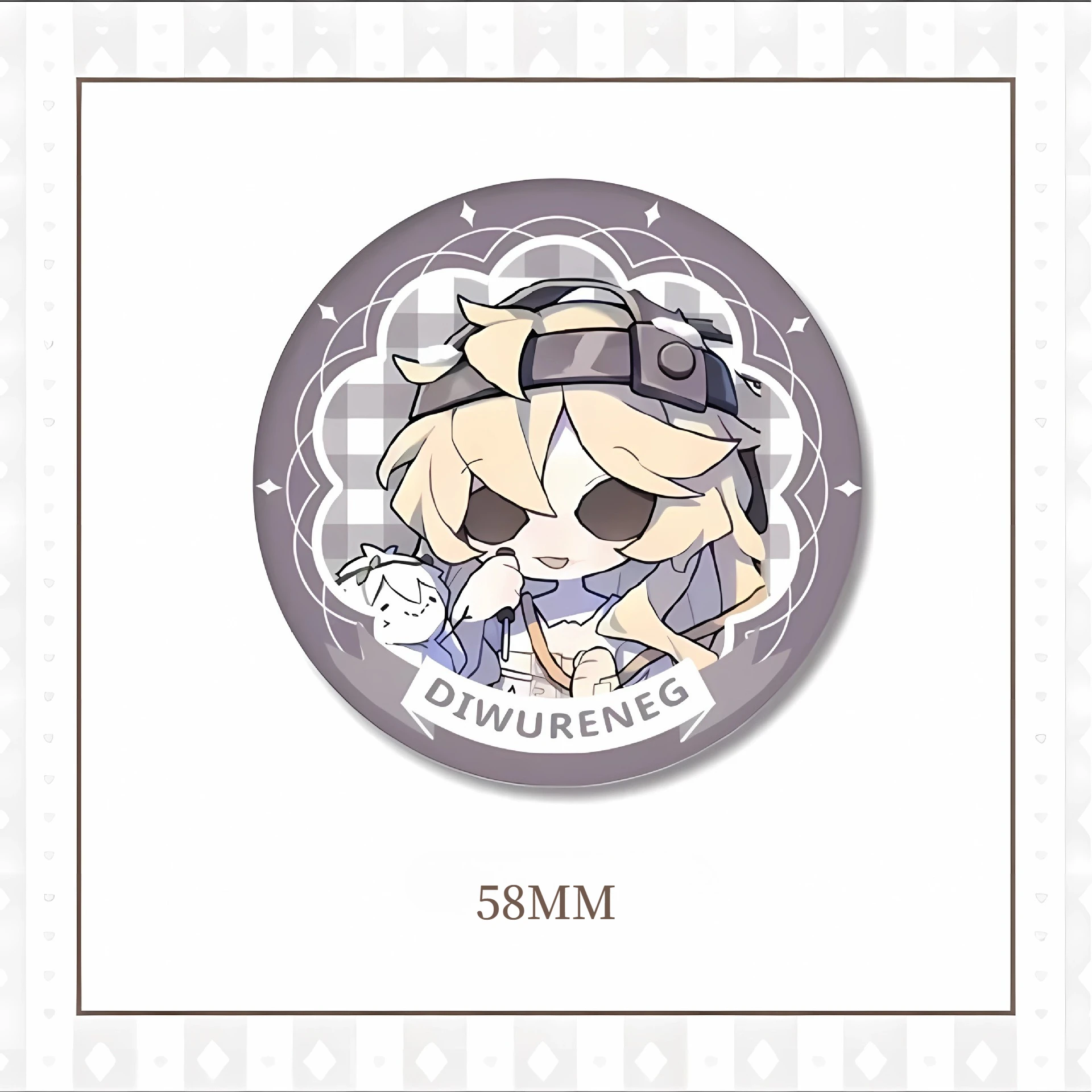 58MM Survival Game Identity V Badge Pin Anime Cosplay Brooch Cartoon Backpack Clothing Hat Accessories Gift for Friend Game Fans