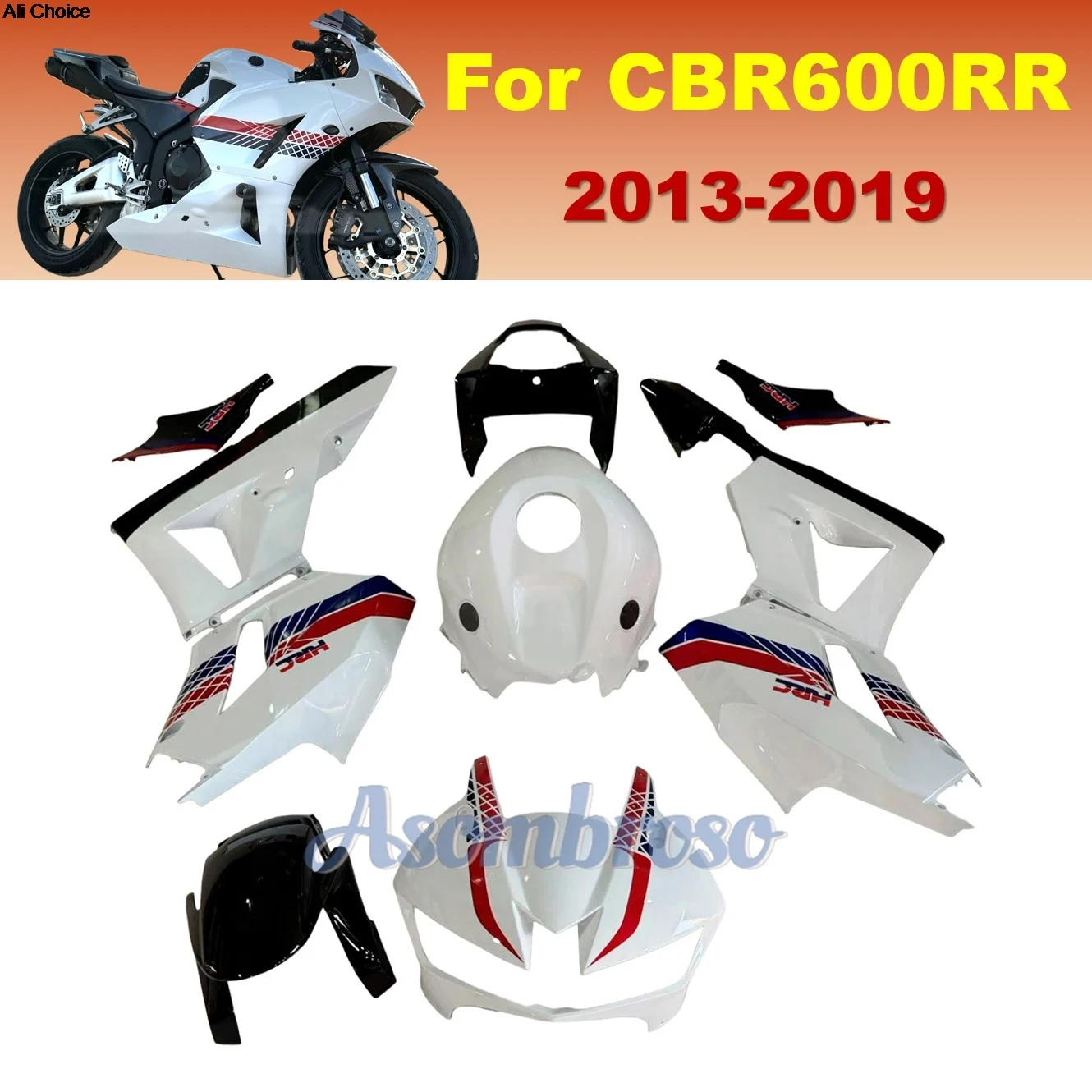 

Full Fairings Set For HONDA CBR 600 RR 2013-2019 CBR600RR 2014 2015 2016 2017 2018 F5 ABS Injection Bodywork Cover Kit