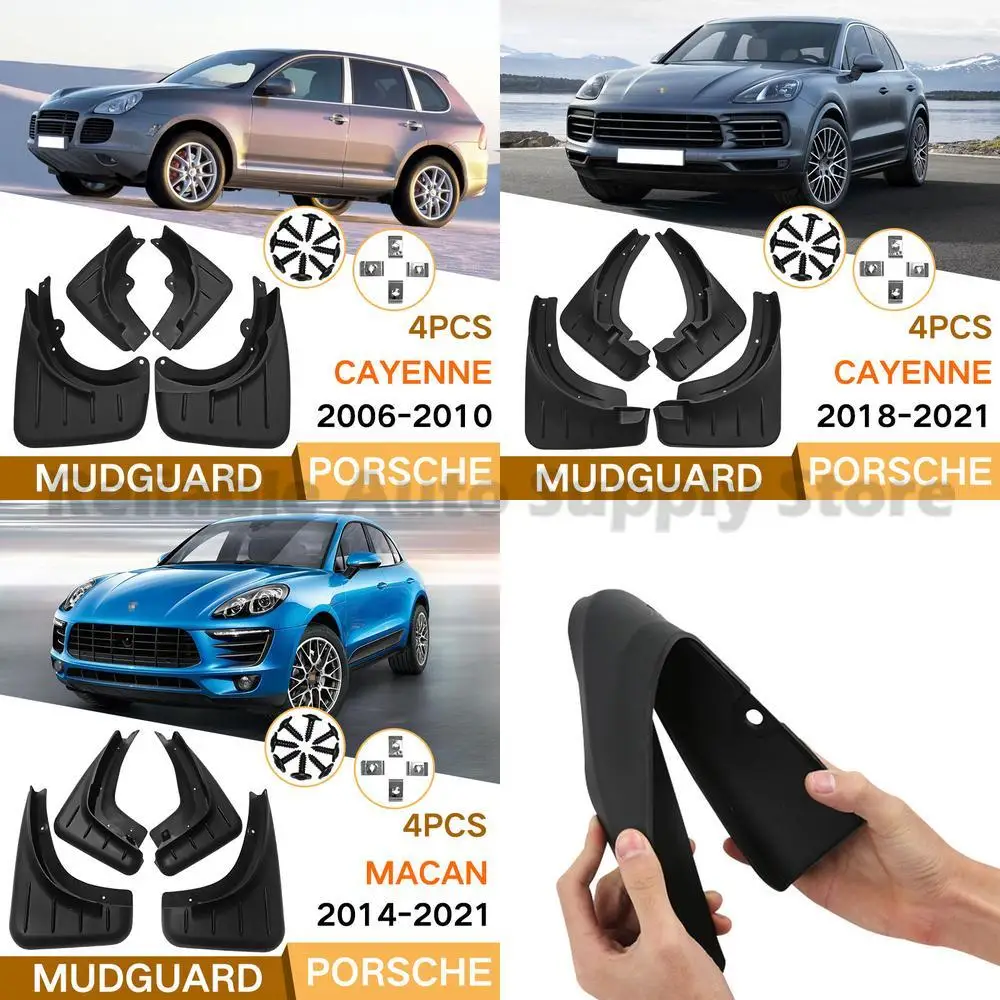 

Для Porsche Cayenne 2006-2021 Macan 2014, автомобильные брызговики, высокое качество, прочная защита, стильный дизайн, простая установка