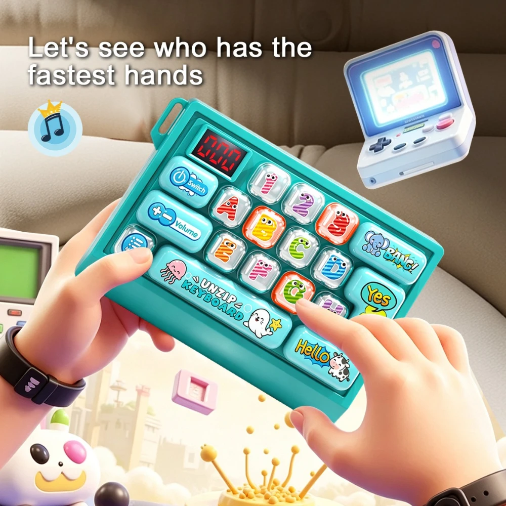 Quickly Operated Game Console Keyboard Fingertip Buttons Puzzle Solving Stress Relieving Training Reaction Concentration Toy