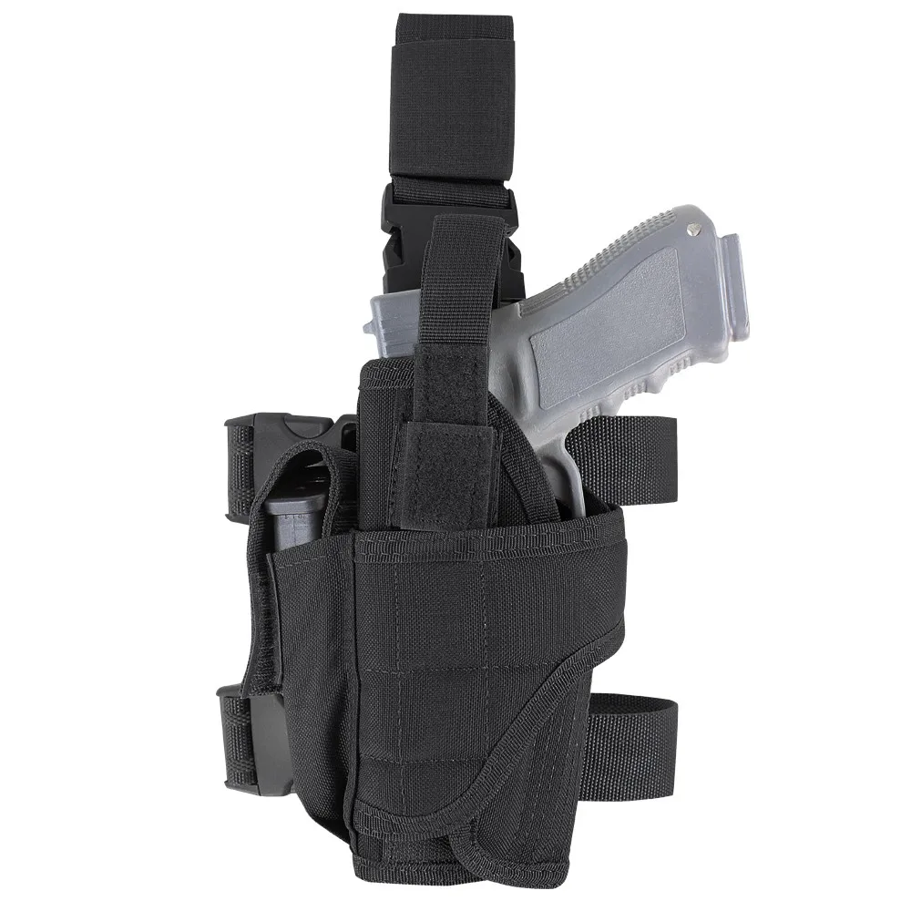 

Universal Left Right Hand Gun Holster Tactical Tornado Drop Leg Thigh Holsters Hunting Airsoft Glock Handgun Holder Bag