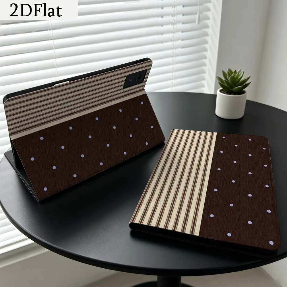 Stripes Polka Dots Art Gift For Lenovo Xiaoxin Pad Pro Tab K11 K10 Y900 3rd Y700 P11 P12 11.5 12.7 8.8 Inch Tablet Case