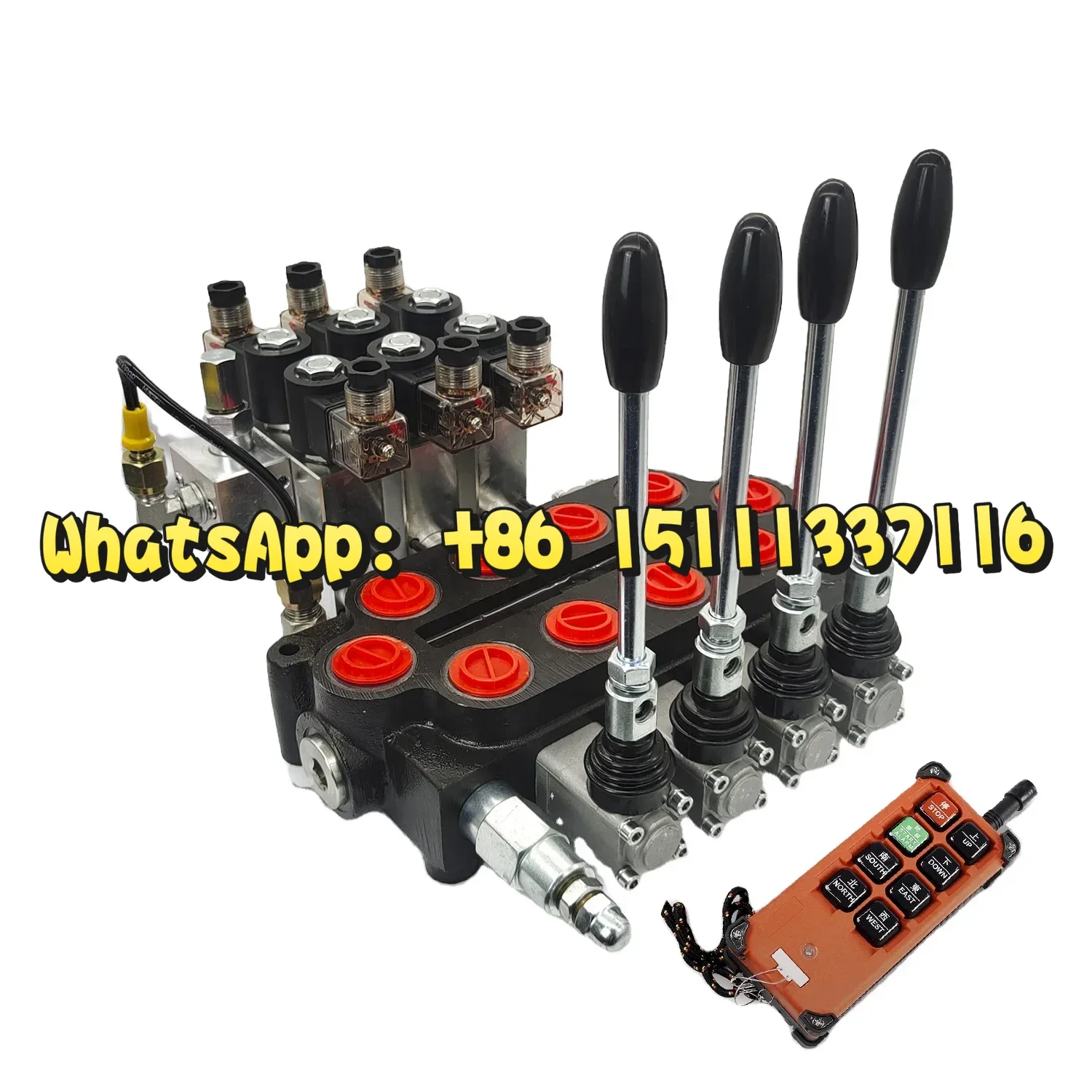 

DC24V Tractor Pneumatic 90L/min Hydraulic Distributor Directional Speed 3/4" Control Valves