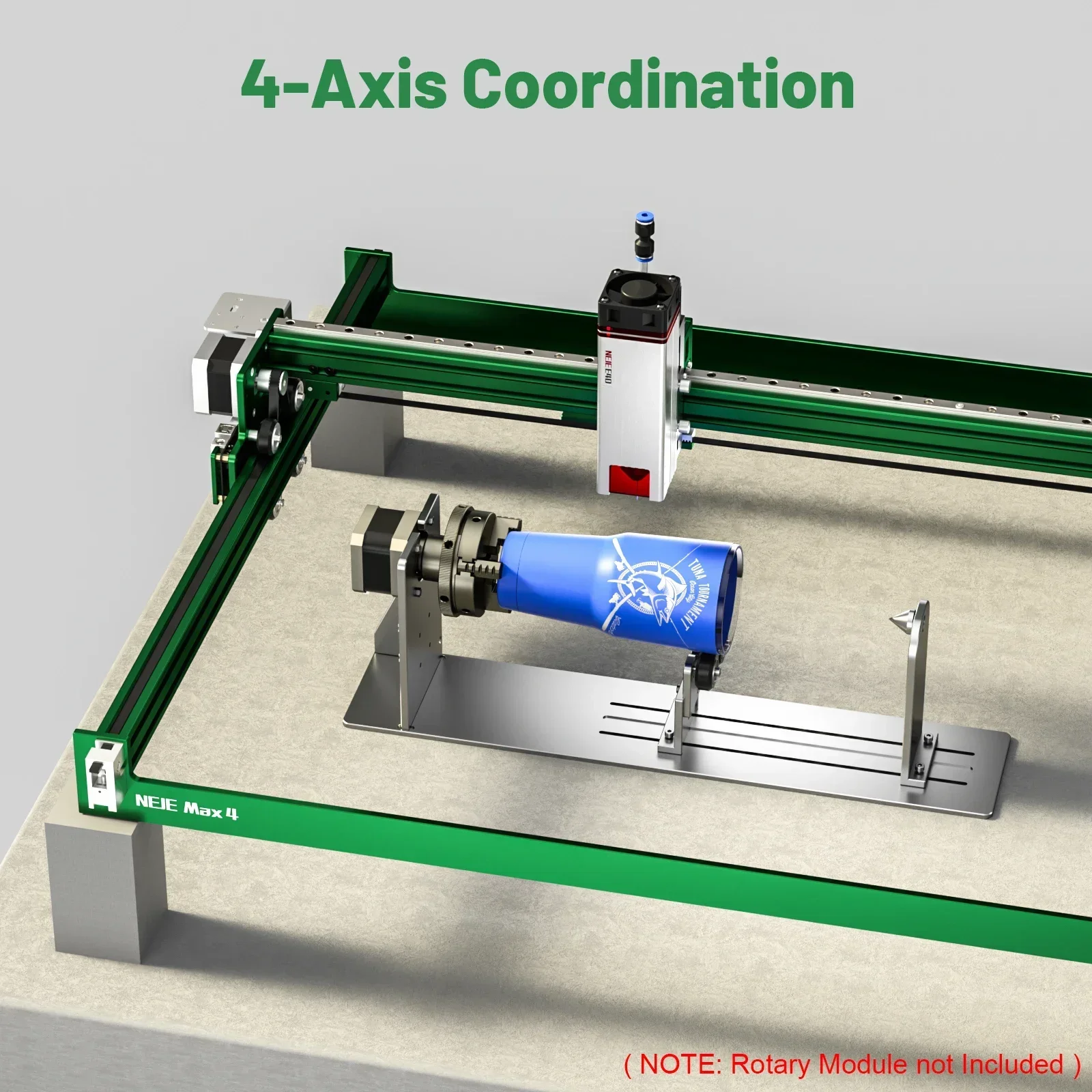 NEJE Ersatz-Motherboard für MAX 4/3 MAX/3 MAX V2/MAX 5C Lasergravierer und -schneider – NEJE SOFTWARE + NEJE APP + LASERGRB