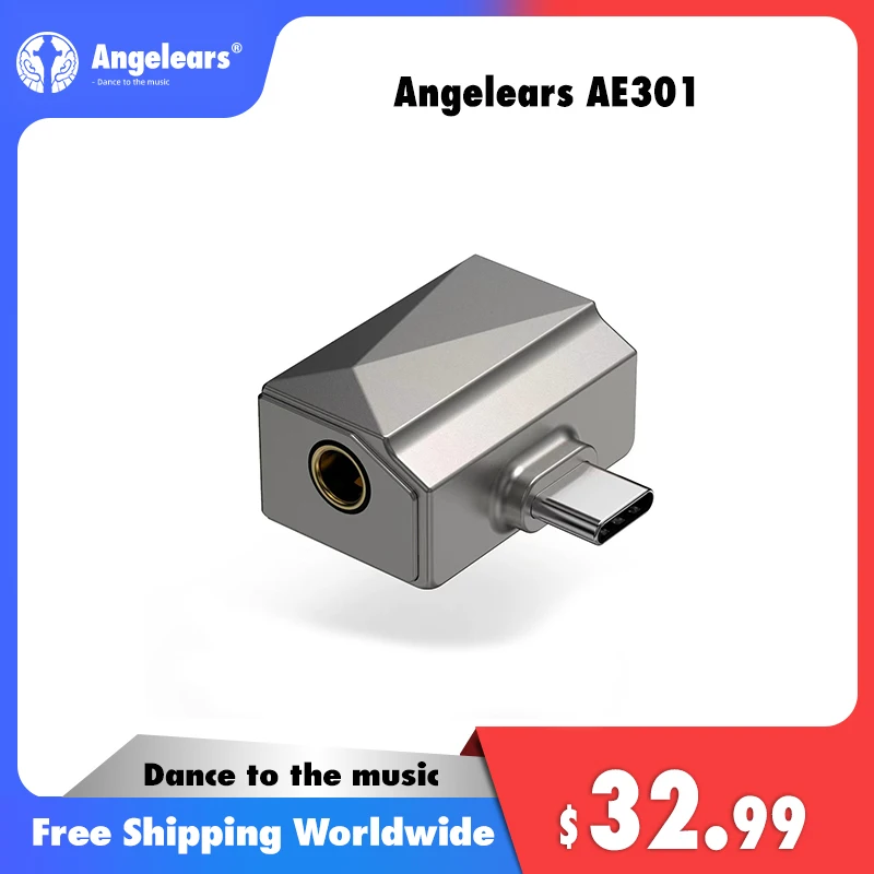 مكبر صوت سماعة رأس داك HIFI من Angelears-نيكزس ، USB C إلى ، محول الصوت ، 32 بت ، تقدير ، أفالون ، شجاعة ، نعمة ، دافينشي ، AE301