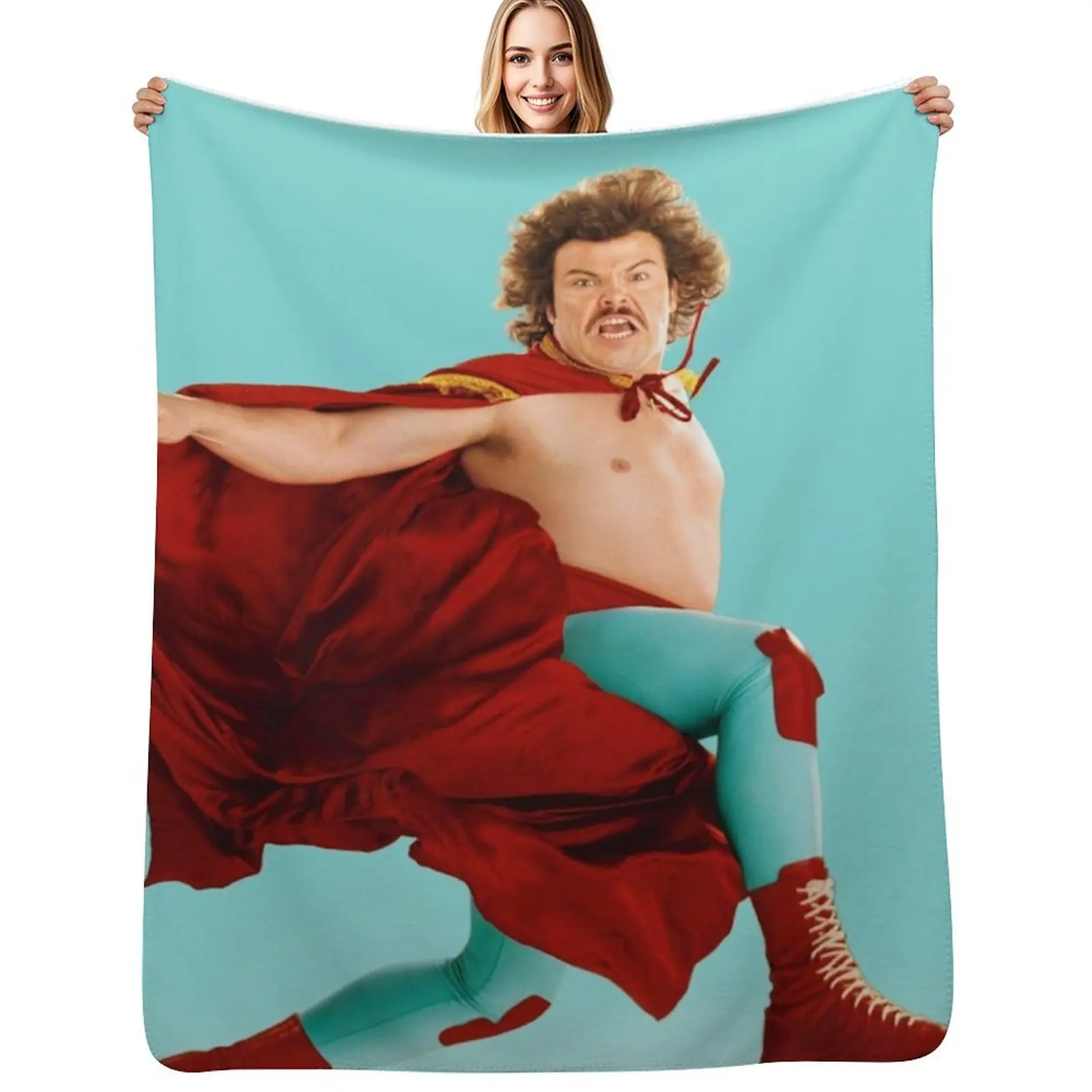 

Nacho Libre Throw Blanket Stuffeds sofa bed Beach Blanket