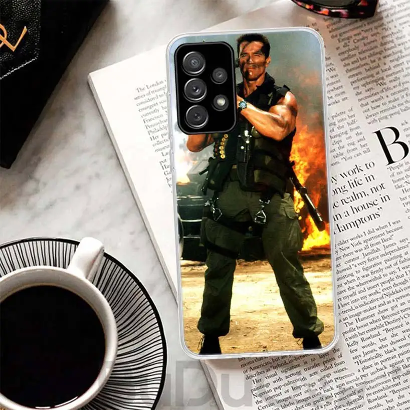 Arnold Schwarzenegger Terminator Phone Case For Samsung Galaxy A15 A14 A54 A13 A53 A12 A52S A55 A22 A23 A24 A32 A33 A34 A25 A35 