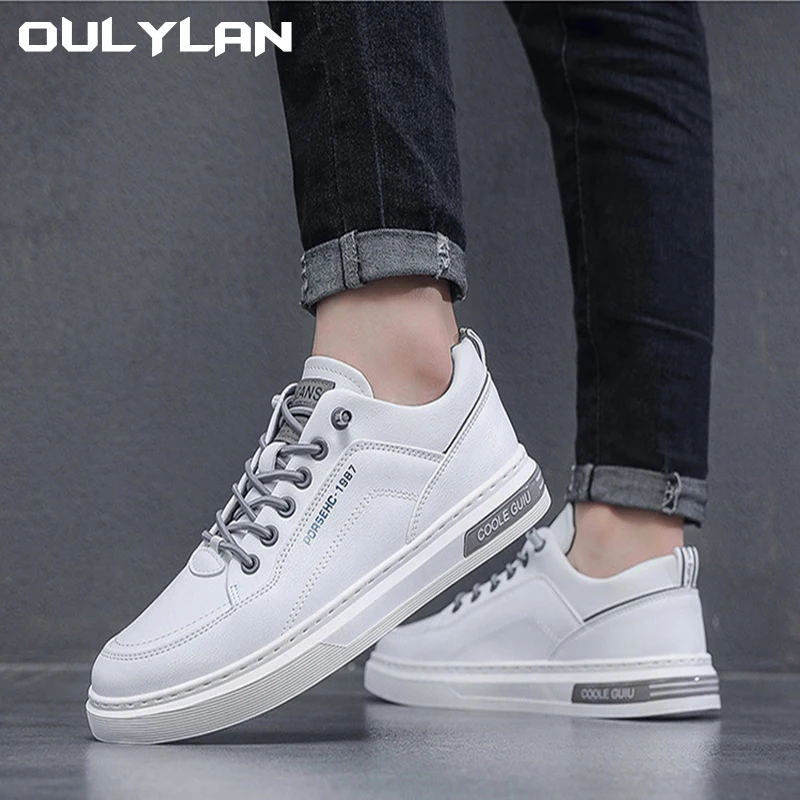 

Oulylan New Men's Breathable Little White Shoes Students Trendy Versatile Cloth Shoes Sports Leisure Board Shoes Trendy Shoes