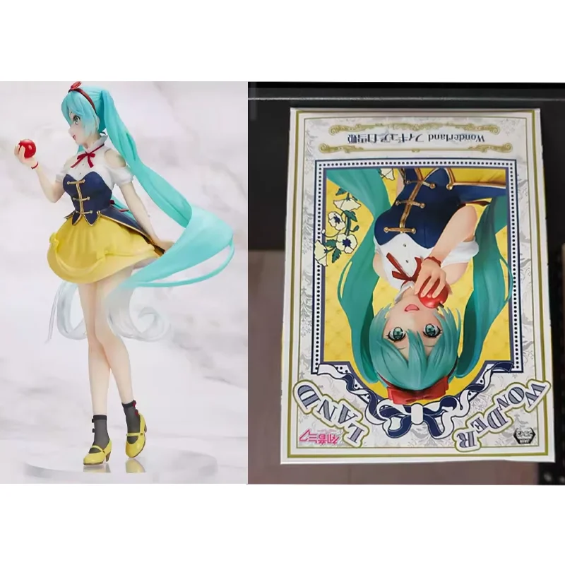

Подлинная фигурка Taito Hatsune Miku Wonderland, Белоснежка, версия, оригинал, в наличии, аниме-фигурка, модель, коллекционная фигурка, игрушки, подарок