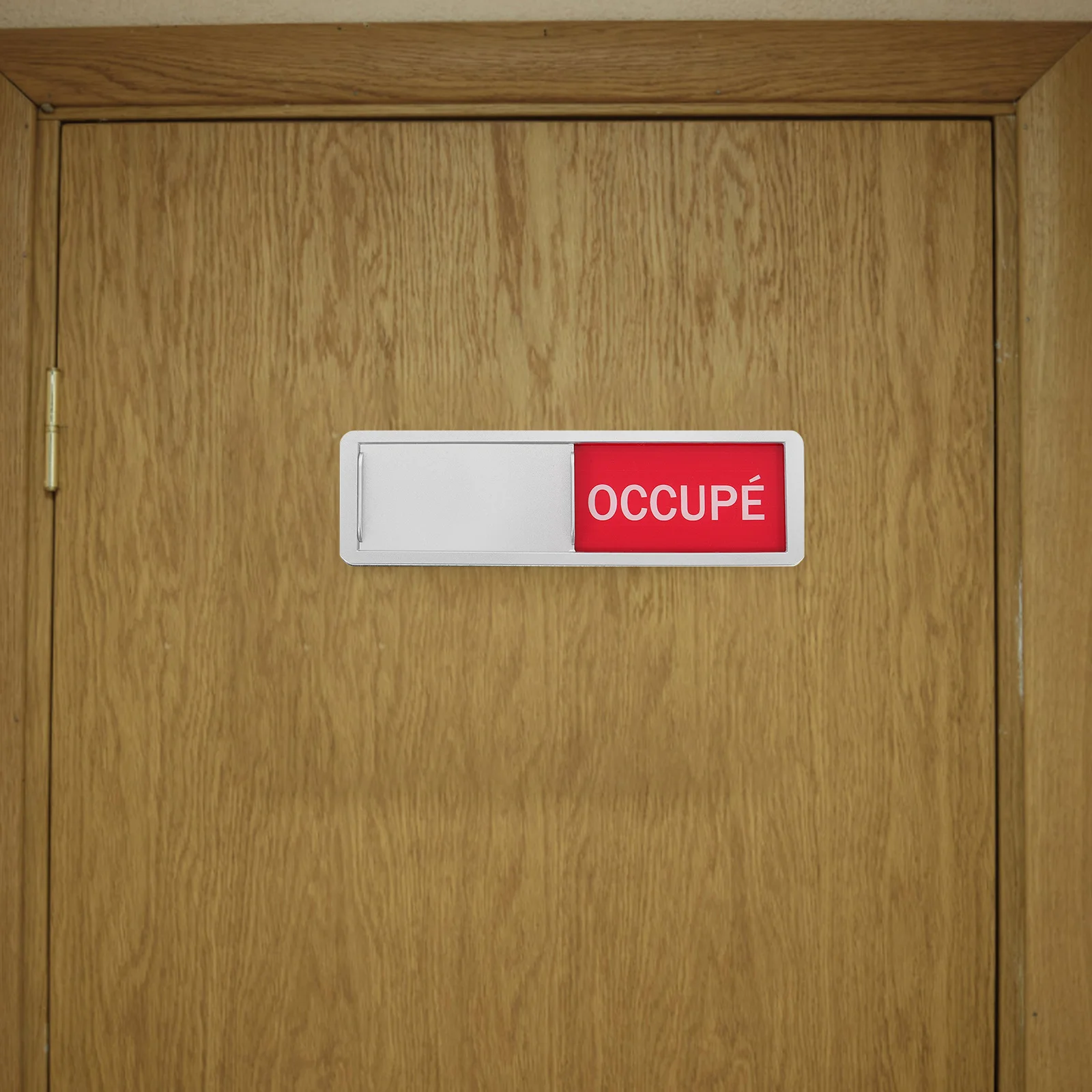 

Status Switch Sign Bathroom in Use On The Door Signs for Home Conference Acrylic
