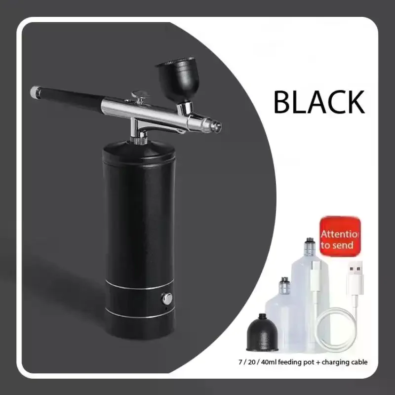 Portable Airbrush Set With Compressor USB Charging 03mm Nozzle For Painting Tattoo Manicure Makeup Model Coloring