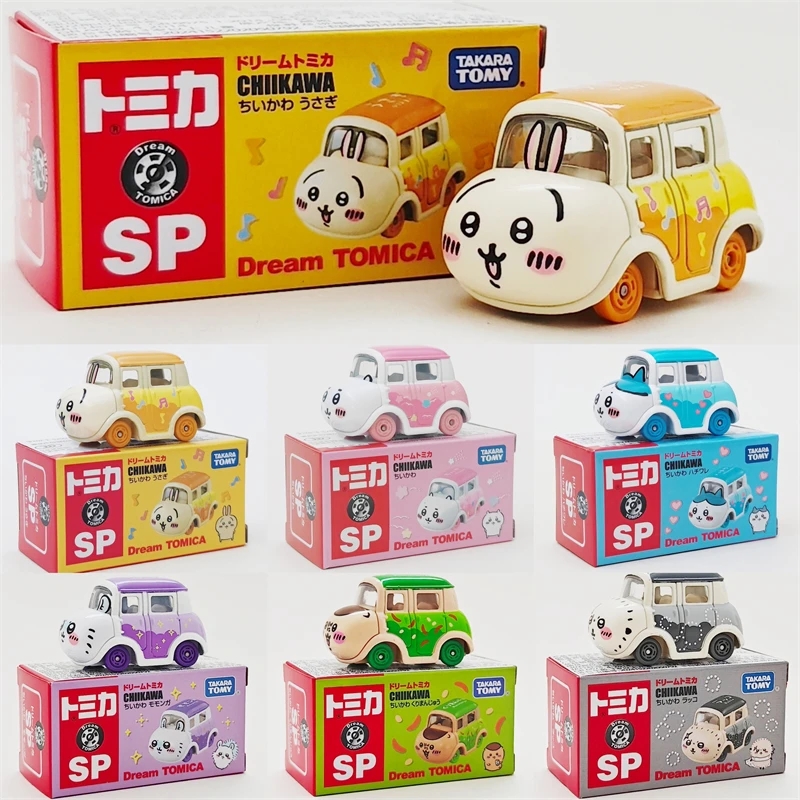 

TAKARA TOMY Tomica Chiikawa Hachiware Usagi Alloy Toys Motor Vehicle Diecast Metal Model Gift for Children