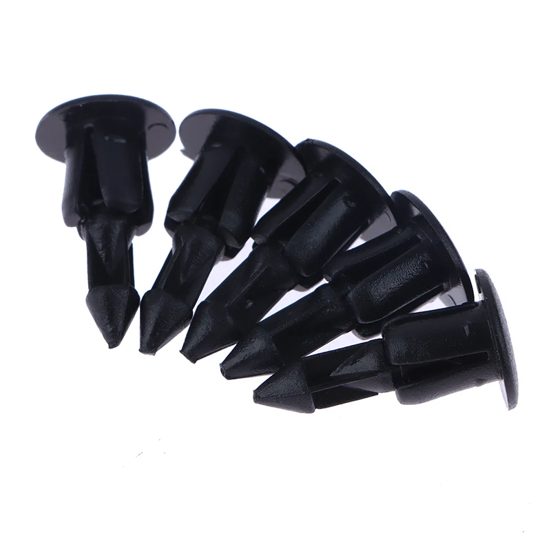 20PCS 6mm Fastener Clips Push Retainer Pin Rivet For Motorcycle Plastic Rivet Fairing Clips Accessories Parts