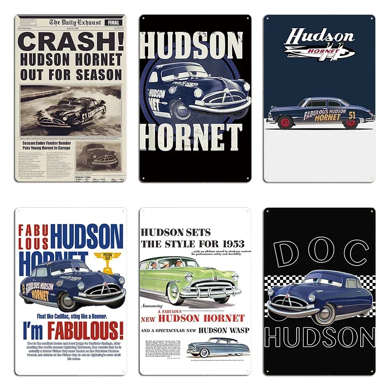 Crash Hudson Legend Hornet Poster Metal Plaque Club Decoration Pub Retro Designing Tin Sign Poster