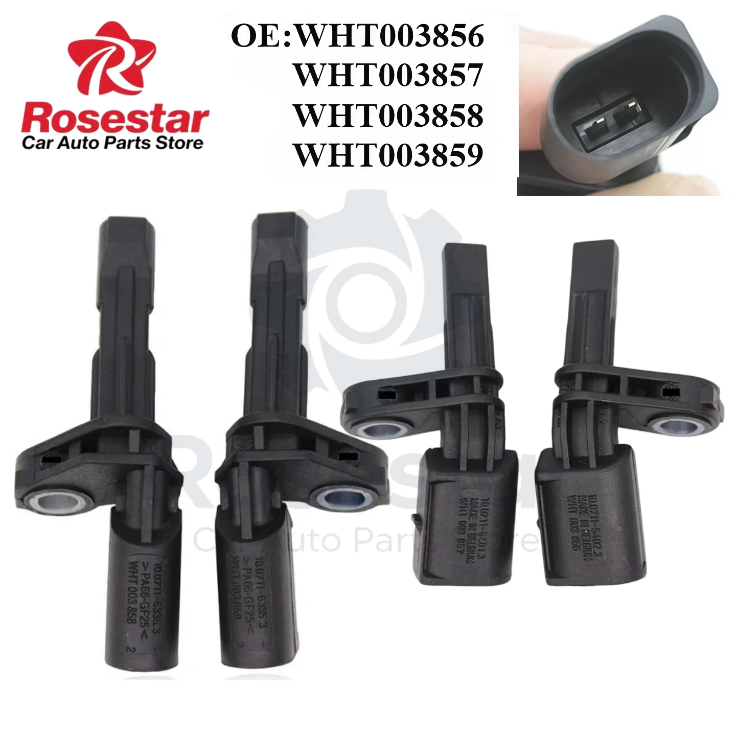 

Car ABS Wheel Speed Sensor WHT003858 WHT003859 for Seat Leon VW Golf 5 6 Jetta Passat B6 Tiguan Audi A3 Q3 TT