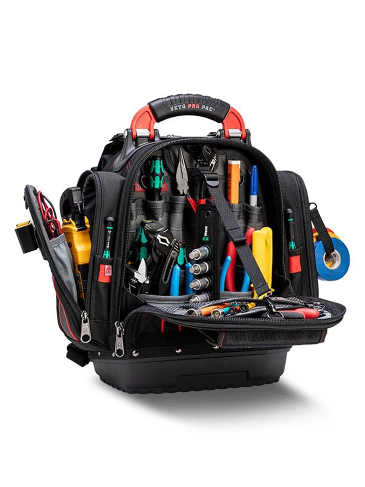 New Toolkit Portable Tool Storage Bag Thickened Wear-resistant Toolkit Crossbody Toolkit