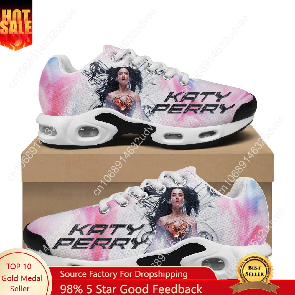 

Katy Perry Air Cushion Sneakers Mens Womens Teenager Lightweight Sports Shoes High Quality Custom Couples Leisure Mesh Sneaker
