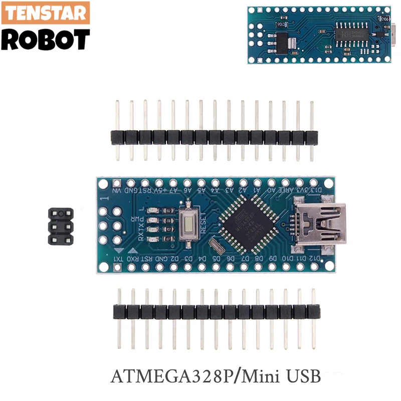 Controller Nano 3.0 con il vecchio caricatore di avvio Mini driver Micro USB CH340 di tipo C 16 Mhz ATMEGA328P