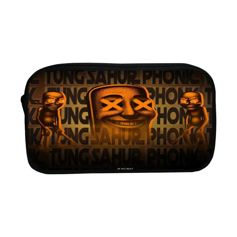 Tralalero Tralala sac à crayons nouveau Tungtung Sahur Brainrot dessin animé papeterie étui enfants retour à l'école stylo pochette enfants cadeaux