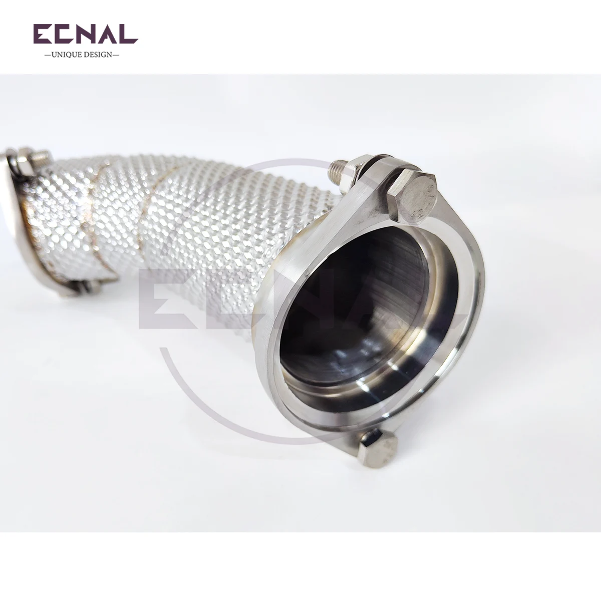 

Ecnal Exhaust for 2024+BMW XM 4.4T Without Cat Sports with Heat Shield Metal Catalytic SS304 Exhaust Downpipe
