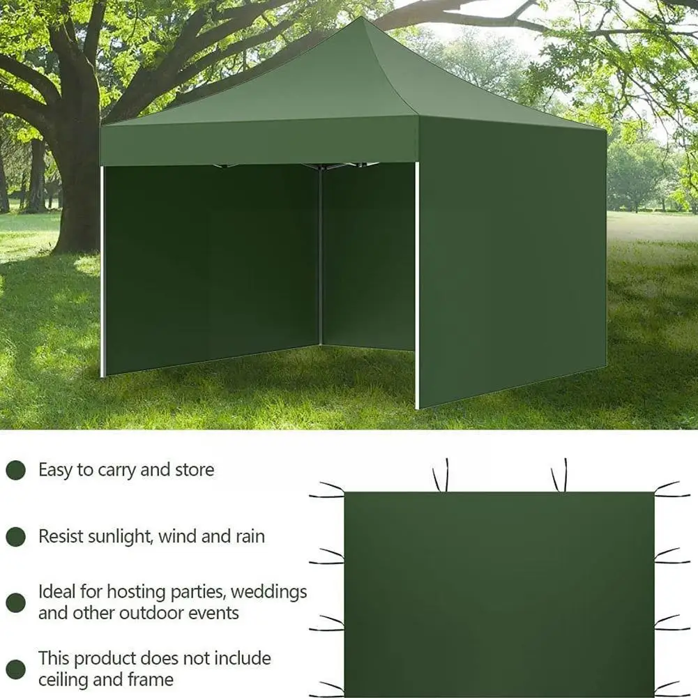 Oxford Cloth Outdoor Portable Without Canopy Frame Shade 3*2m Tent Shelter Garden Waterproof Shelter Side Tents Rainpro M6Q9