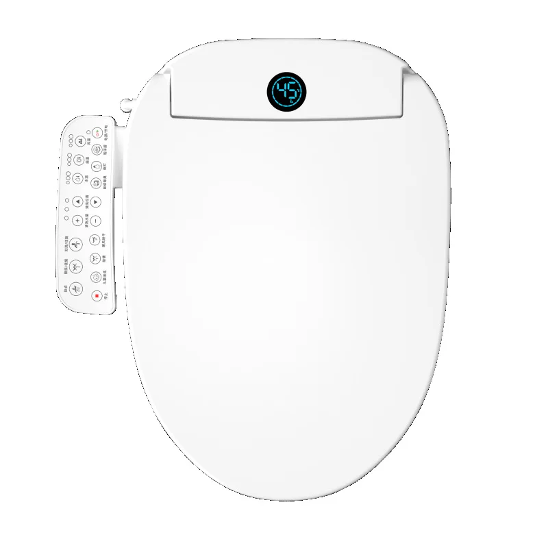 

Toilet cover intelligent display universal household quick heating sit temperature flushing drying