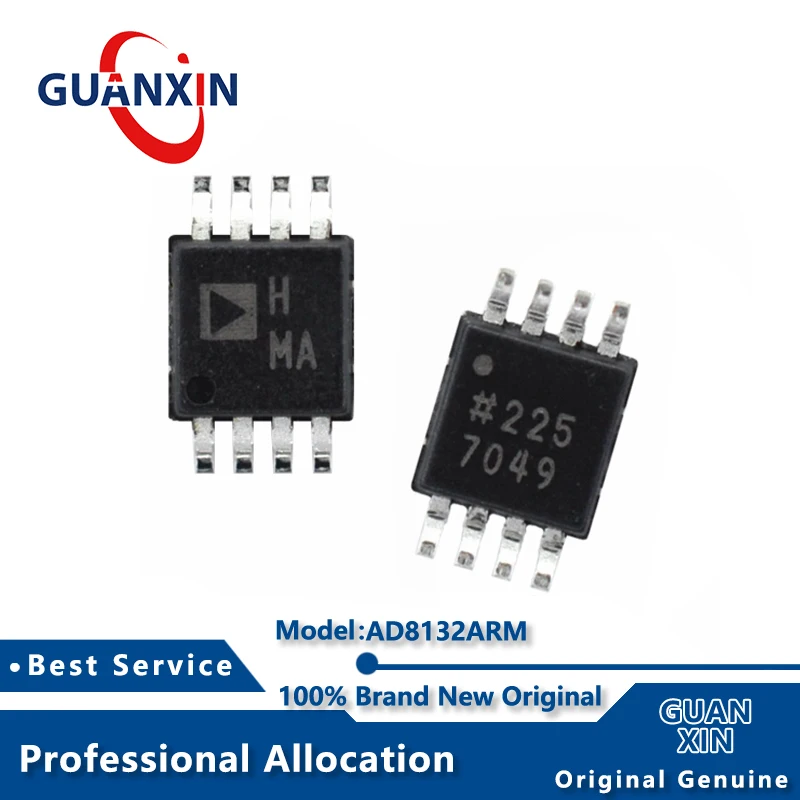 100% Nieuwe AD8132ARMZ AD8132ARMZ-REEL AD8132ARMZ-REEL7 MSOP-8 Markering HMA AD8132