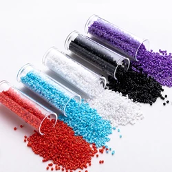 1 Bag 5 Grams 900 Pieces 11/0 1.6*1.3MM Solid Color Glass Beads Bohemia Style Loose Beads DIY Clothing Accessories