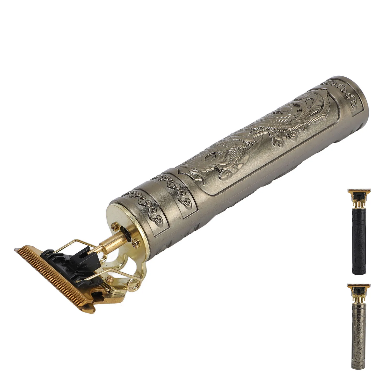 Hair Trimmer Set T Blade Smoothly Accurate Cutting Electric Hair Clipper Set with 4 Guiding Combs for Home Salon