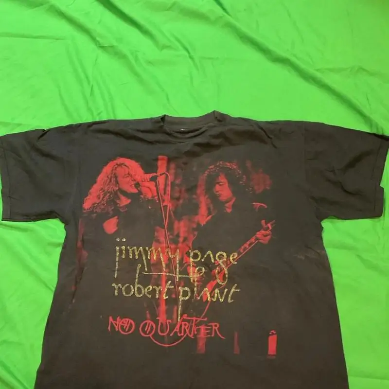 Jimmy Page Robert Plant No Quarter Vintage T-Shirt