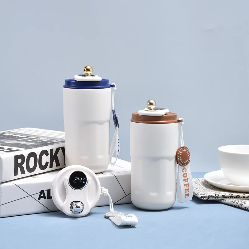 

420ML Smart Thermos Bottle LED Temperature Display 316 Stainless Steel Coffee Cup Insulated Water Bottle for Camping Gifts