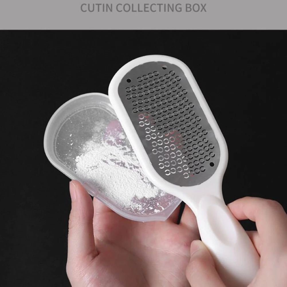 

2Pcs Foot Board Grinding Stone Scraper Files Pedicure Rasp Callus Remover Foot File Stainless Steel Home Use Smooth Skin