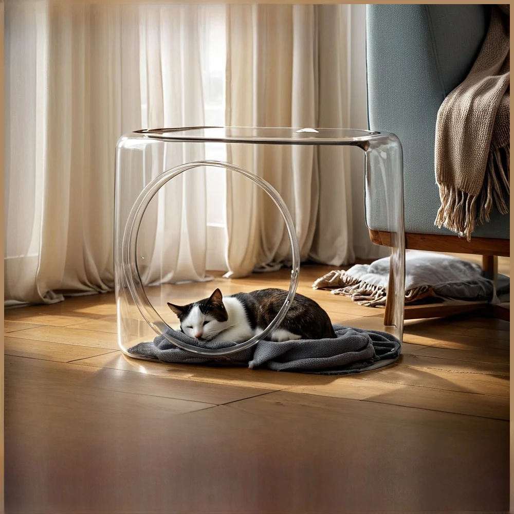 

Просторная прозрачная клетка-гнездо для животных с защитой от дождя, легко моется, для всех сезонов, для использования в помещении и на улице