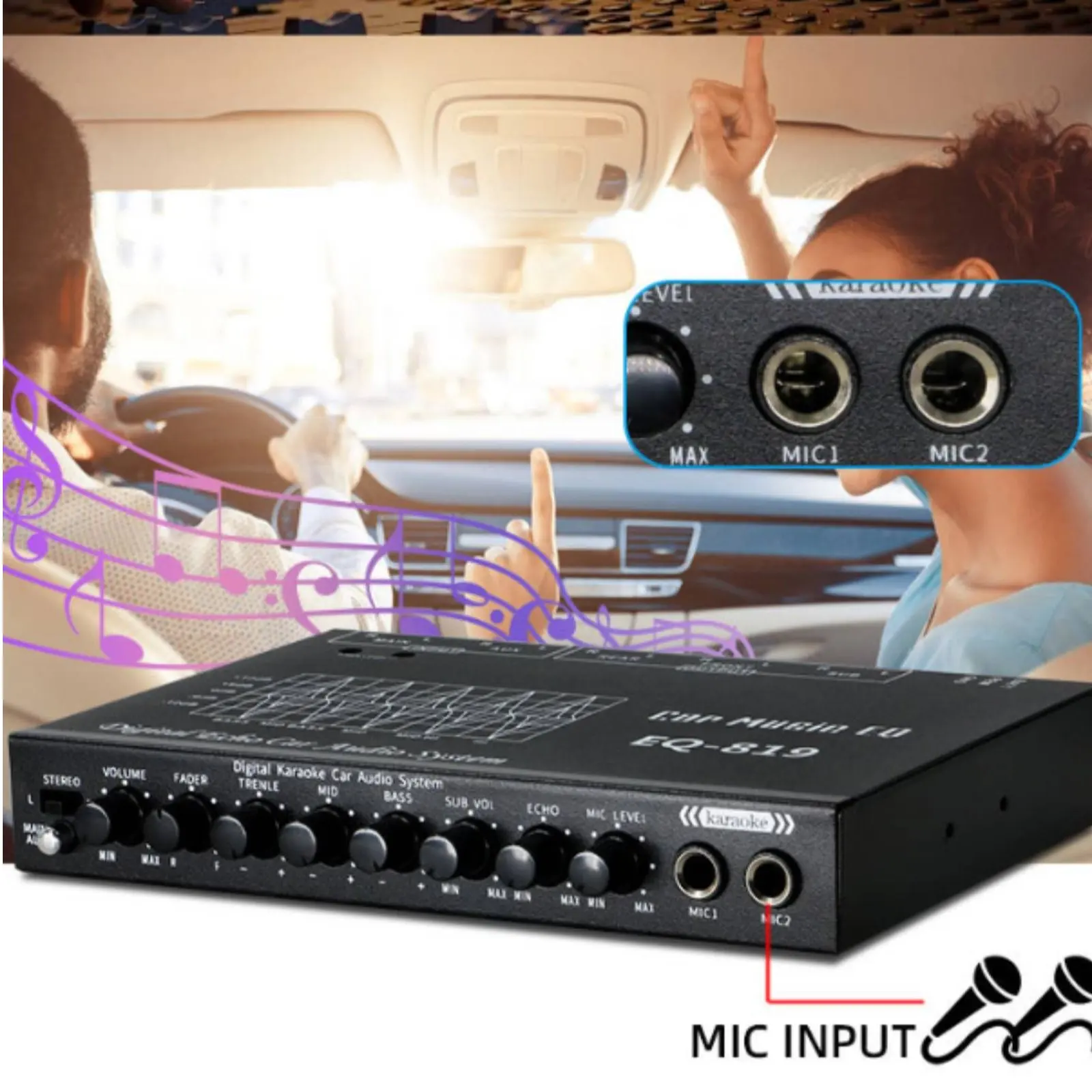 Picture 3: 40 Pieces Car Equalizer Amplifier Sensitivity Control Car Audio Equalizer