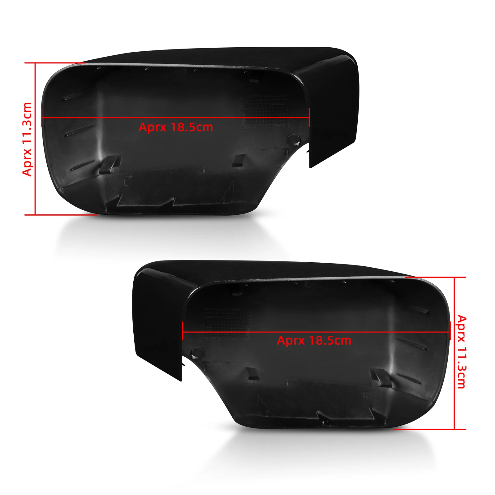 Left & Right Side Rear View Mirror Cover Cap for BMW E46 323i 325i 325xi 323it 325it,E39 525i 528i 530i 540i 525it 528it 540it