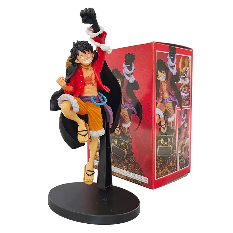 20cm Anime Peripherals One Piece Anime Figures Combat Uniform Monkey D Luffy Action Figure Collection Model Ornaments Toys Gifts