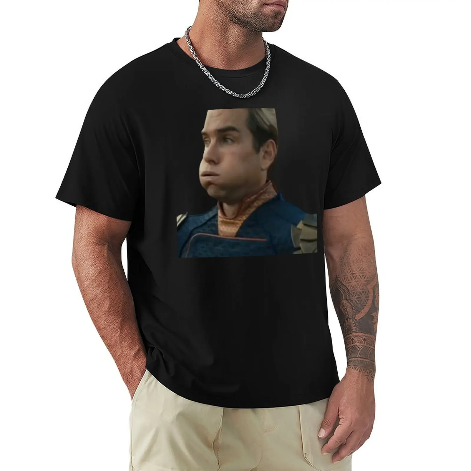 Homelander stressed T-Shirt cotton t shirt pack T-Shirt