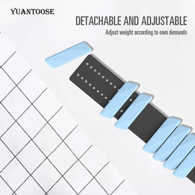 

Ajustable Gym Fitness Silicone Ankle Leg Energy Bangles Wrist Weights Bracelet