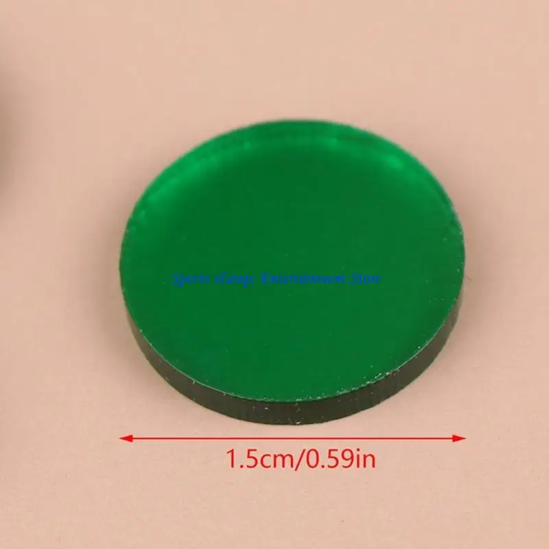 

G7NF 10Pcs Acrylic Cue Pool Tips Billiard Pool Cue Tips Billiard Cue Accessory