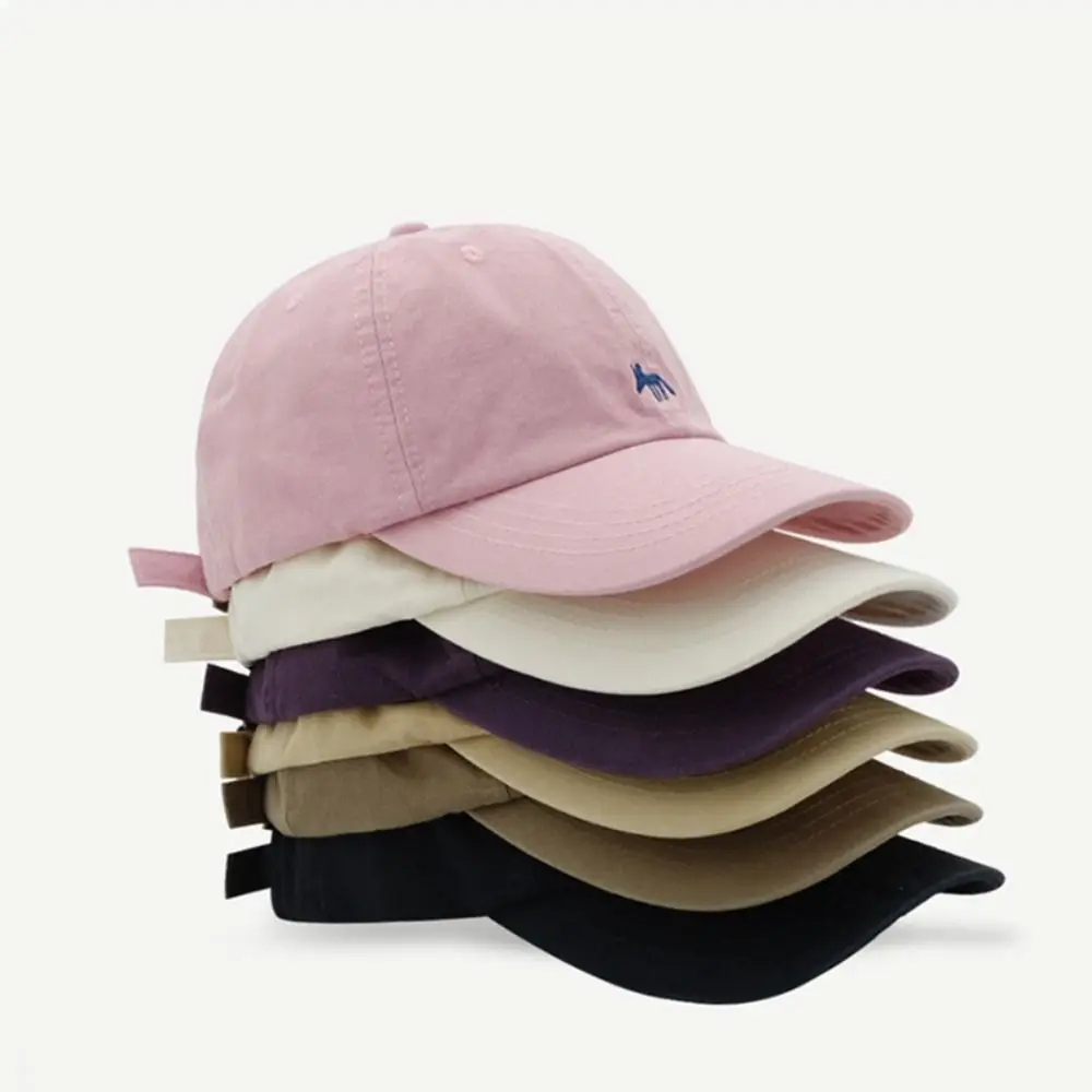 

Casual Embroidered Embroidery Baseball Cap Peaked Cap Animals Canvas Baseball Hat Sunscreen Hat Sun Cap Sun Hat Girl