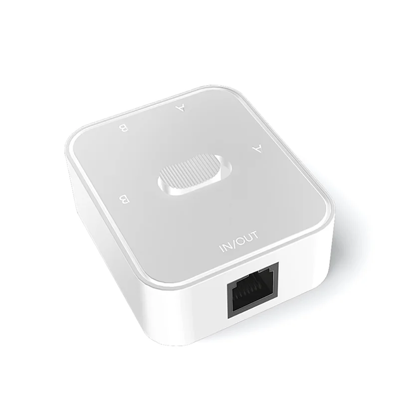 2-portowy przełącznik RJ45 LAN CAT6 1000Mbps 2 in 1 Out /1 in 2 Out 2 in 1 OutRJ45 Rozdzielacz sieciowy