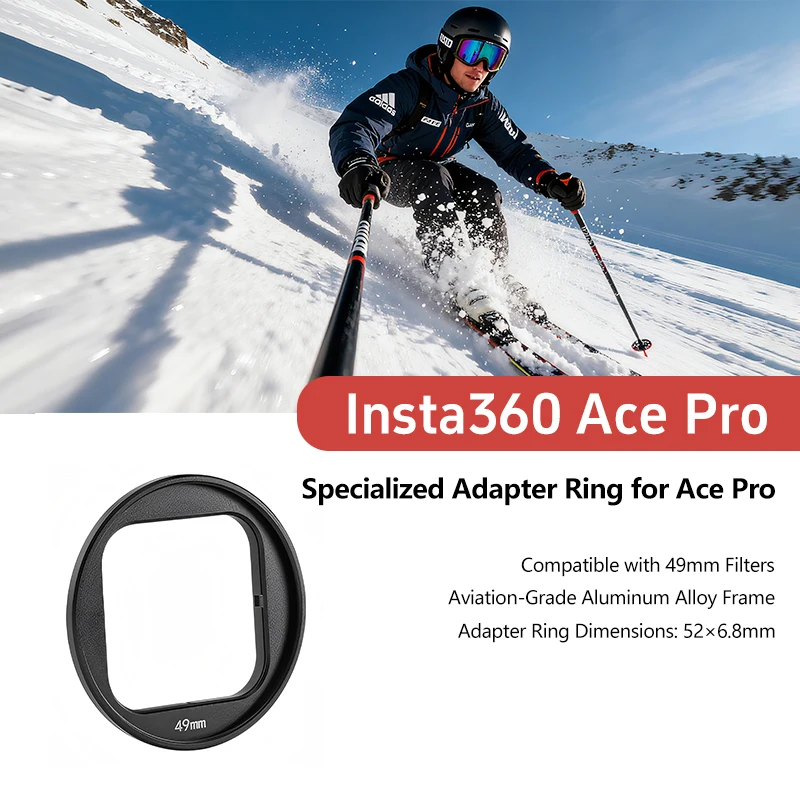für Insta360 Ace Pro Action-Kamera CPL MCUV ND8 ND64 Filterset 49MM Wasserdichte Objektivfilter für Insta 360 AcePro Zubehör – Detail 13