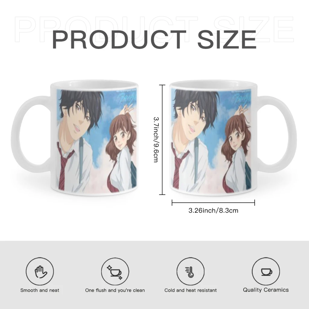 Blue Spring Ride Cartoon Free shipping 11OZ Coffee Mug Beer Mugs Tea Milk Cup For coffee Lovers Surprised Gift