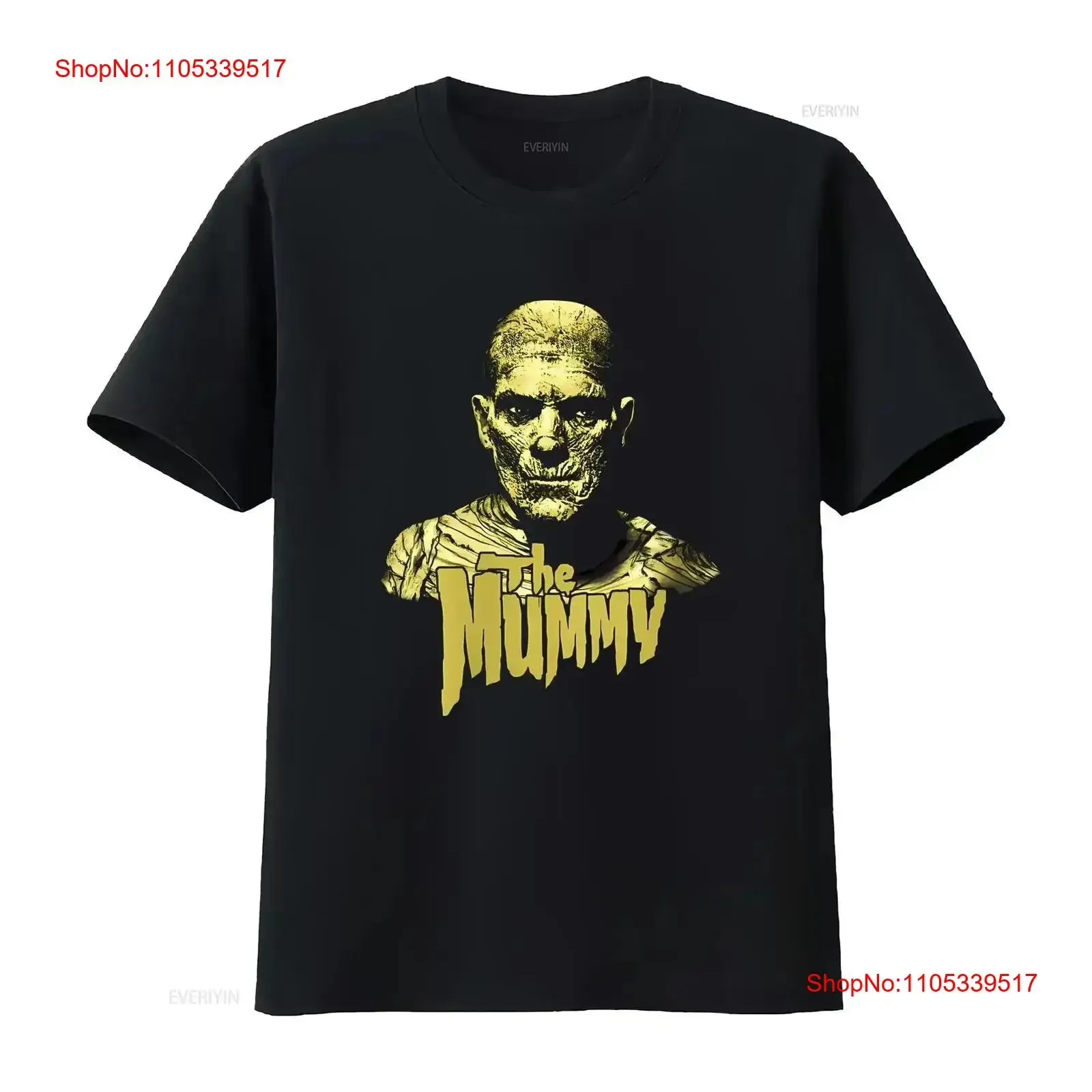 The Mummy T Shirt Black Boris Karloff Classic Monster Size XXL TSHIRT vintage Washed Comfortable vintage Washed Soft streetwear