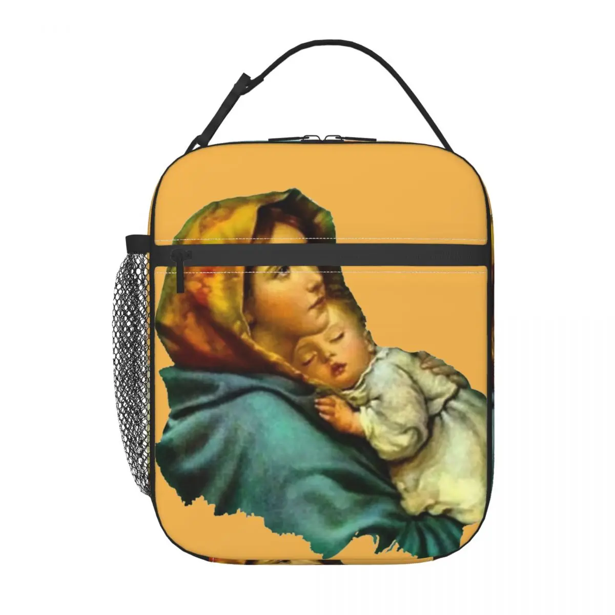 Virgin Mary Mother Of Christ Insulated Lunch Bag Food Container Bags Leakproof Thermal Cooler Bento Box For Work